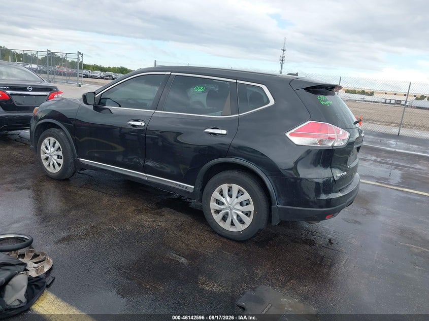 Vin: knmat2mt6gp615567, lot: 46642353, nissan rogue s 20163