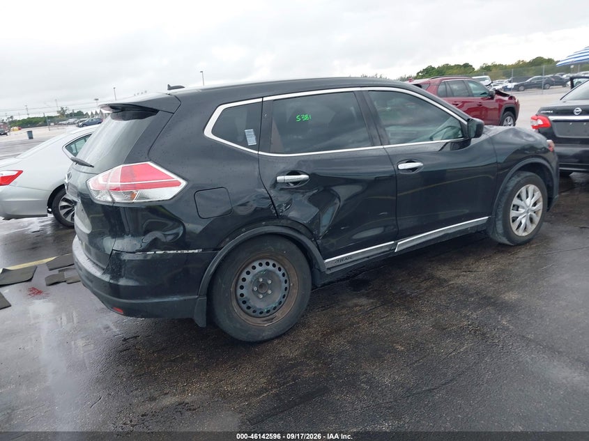 Vin: knmat2mt6gp615567, lot: 46642353, nissan rogue s 20164