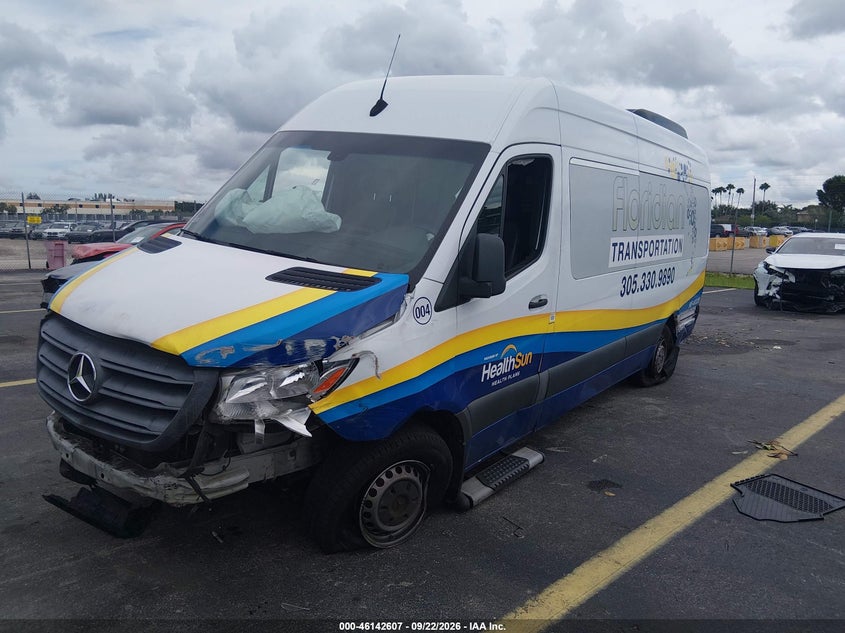 Vin: w1z4eghy7mt073786, lot: 46642364, mercedes-benz sprinter 2500 high roof v6 20212