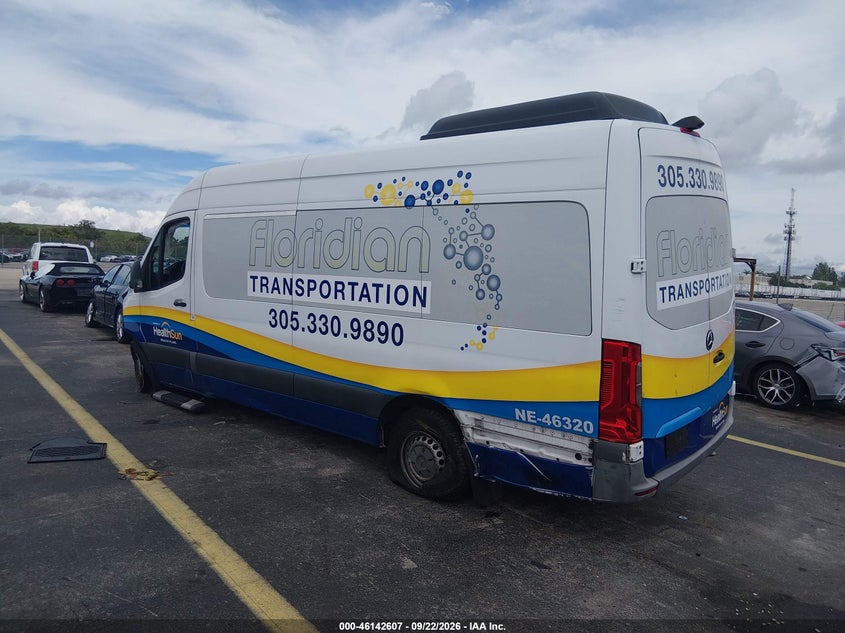 Vin: w1z4eghy7mt073786, lot: 46642364, mercedes-benz sprinter 2500 high roof v6 20213
