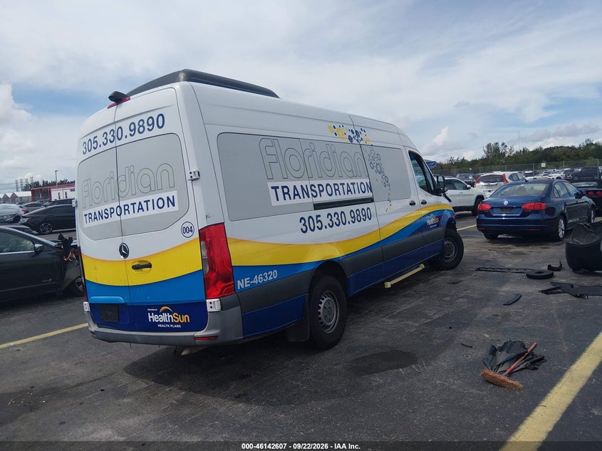 Vin: w1z4eghy7mt073786, lot: 46642364, mercedes-benz sprinter 2500 high roof v6 20214