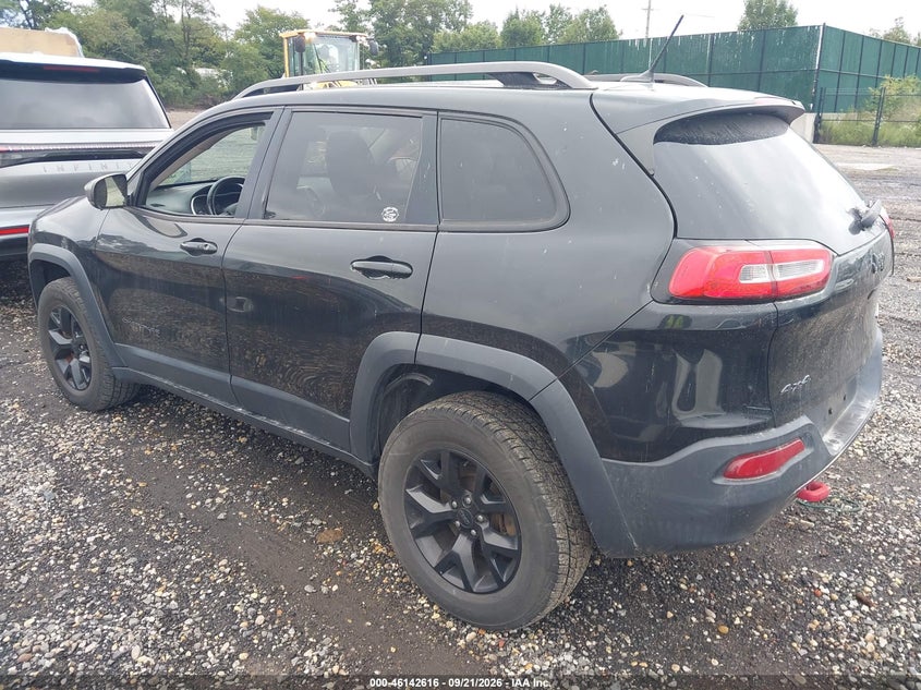 Vin: 1c4pjmbs9fw544780, lot: 46642373, jeep cherokee trailhawk 20153