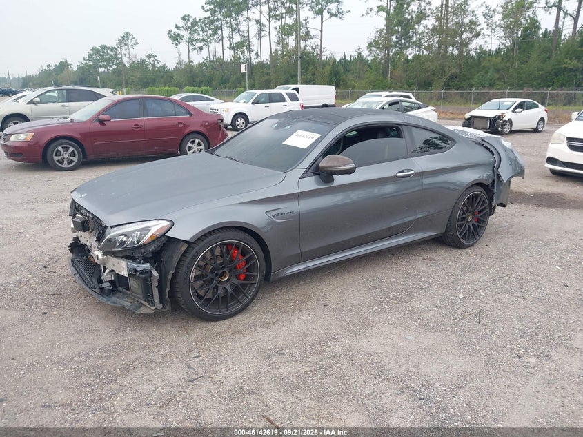 Vin: wddwj8hbxjf719160, lot: 46642376, mercedes-benz amg c 63 s 20182