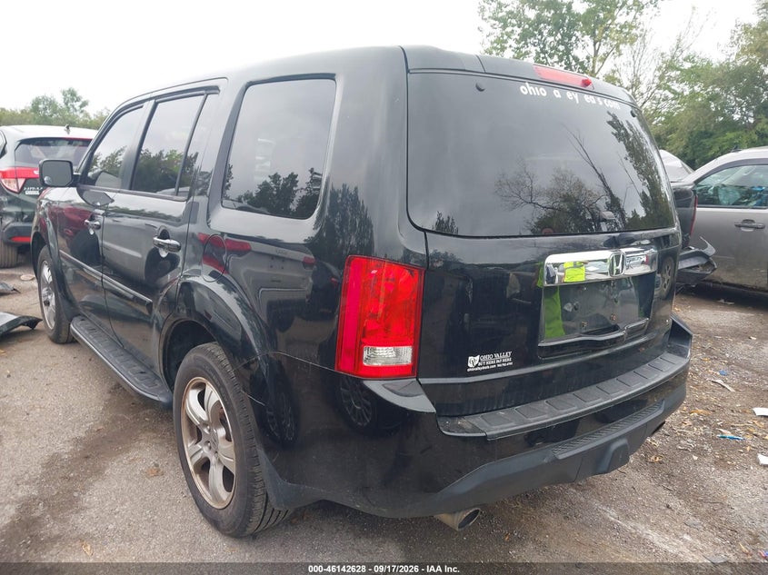 Vin: 5fnyf4h57eb009702, lot: 46642383, honda pilot ex-l 20143
