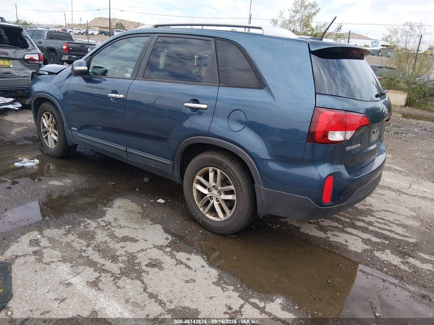 Vin: 5xyktda68eg481854, lot: 46642384, kia sorento lx 20143