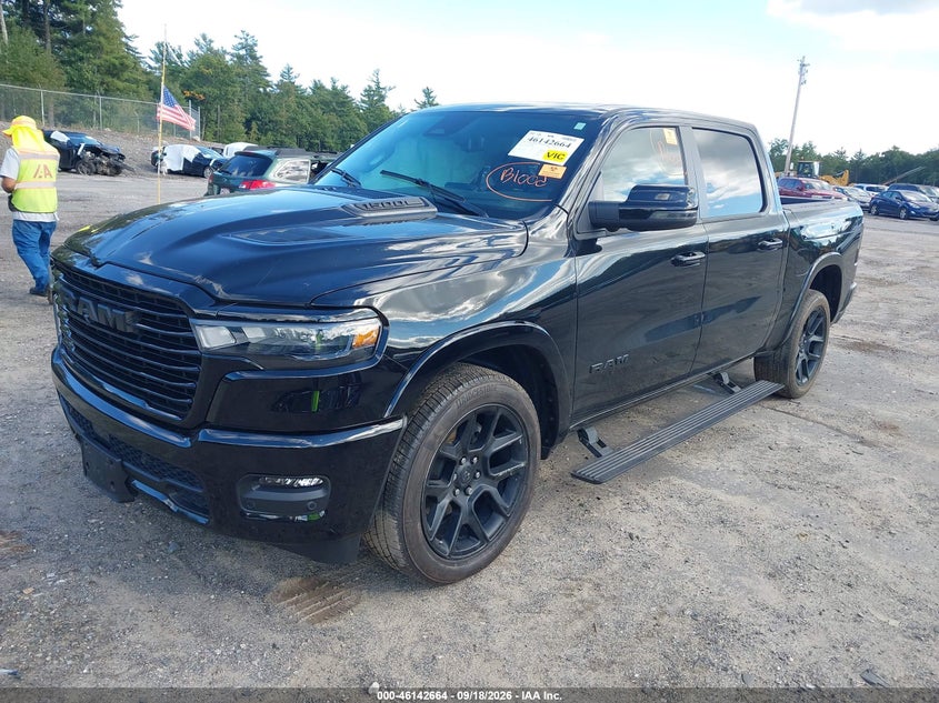 Vin: 1c6srfjp8sn626664, lot: 46642421, ram 1500 laramie  4x4 5'7 box 20252