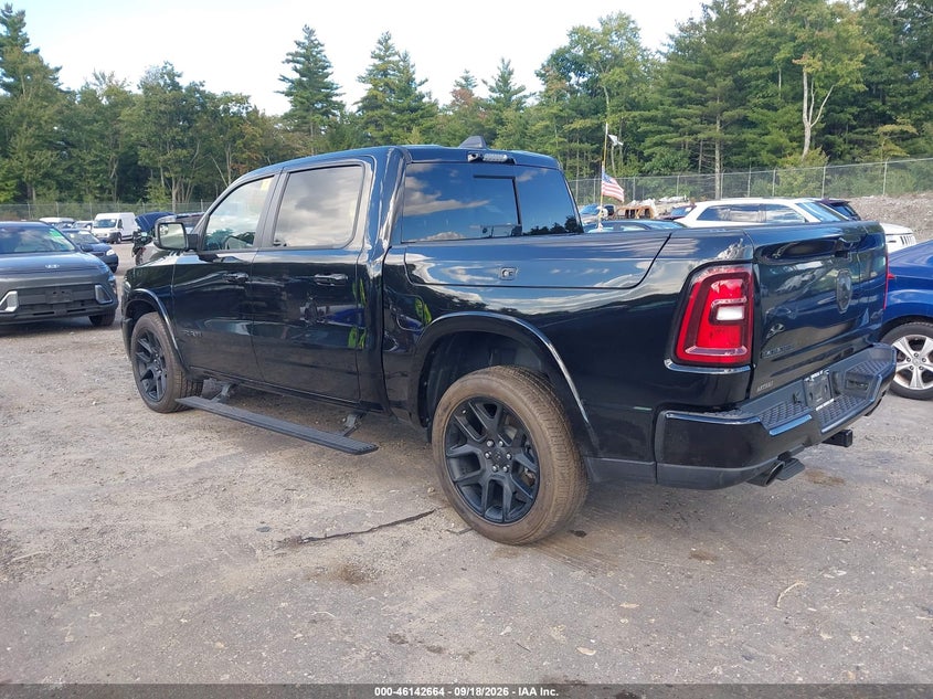 Vin: 1c6srfjp8sn626664, lot: 46642421, ram 1500 laramie  4x4 5'7 box 20253
