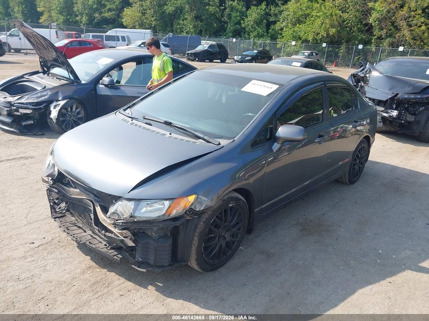 Vin: 19xfa1f67be006980, lot: 46642425, honda civic lx-s 20112