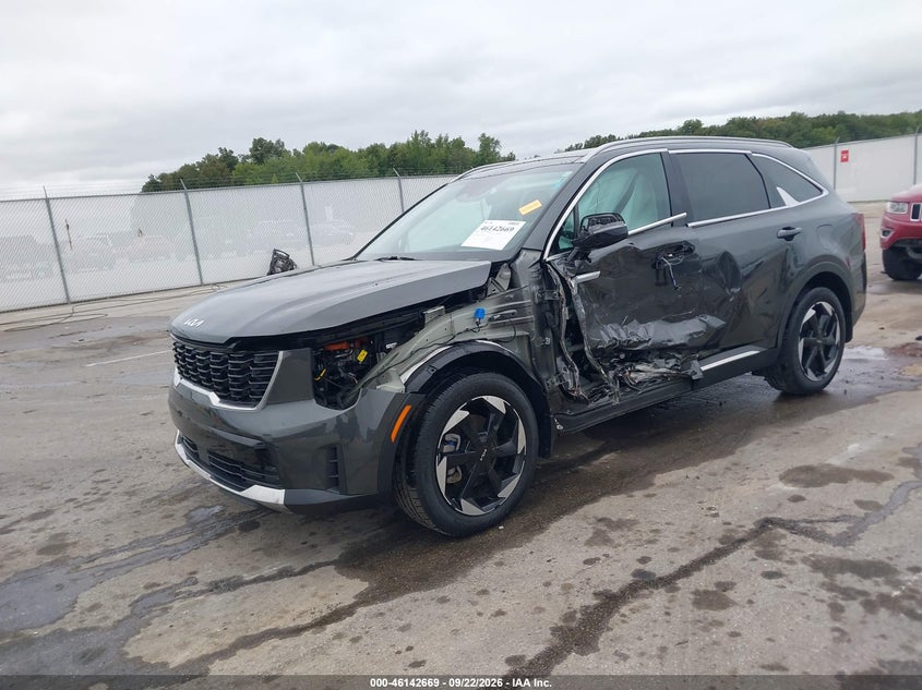 Vin: kndrhdjg5s5419096, lot: 46642426, kia sorento hybrid ex 20252