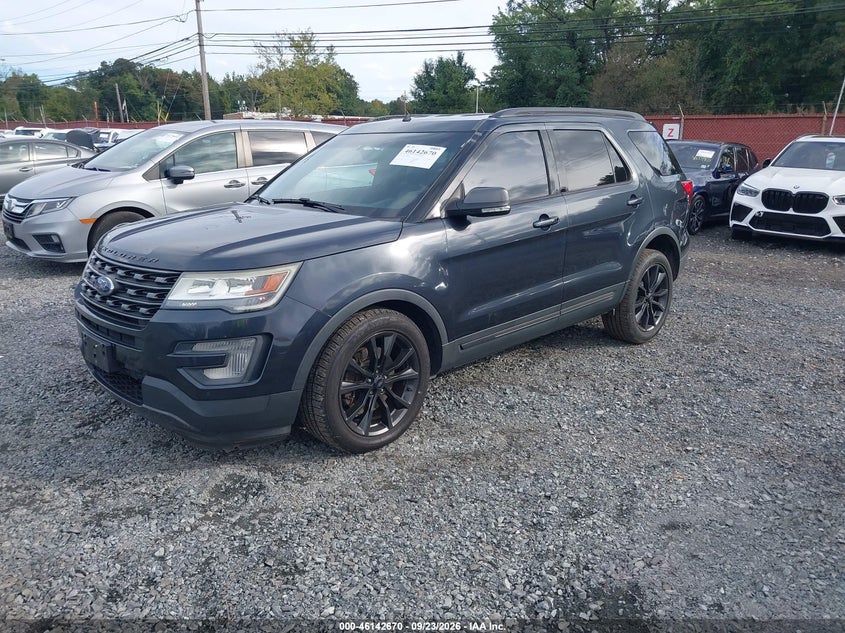 Vin: 1fm5k7d85hgb42982, lot: 46642427, ford explorer xlt 20172