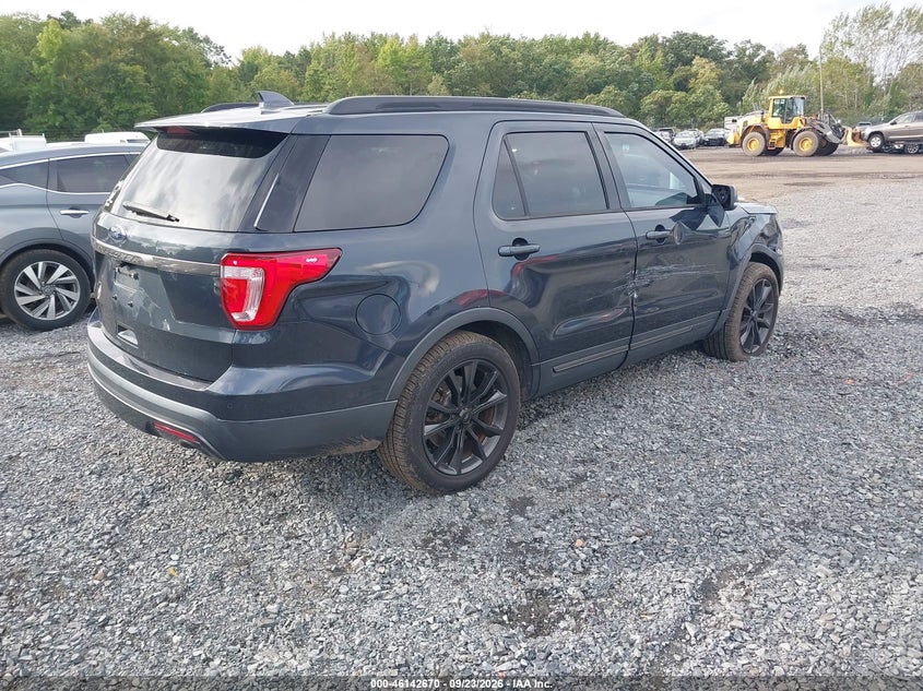 Vin: 1fm5k7d85hgb42982, lot: 46642427, ford explorer xlt 20174