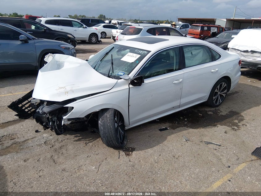 Vin: 1vwsa7a36mc007060, lot: 46642429, volkswagen passat 2.0t se 20212