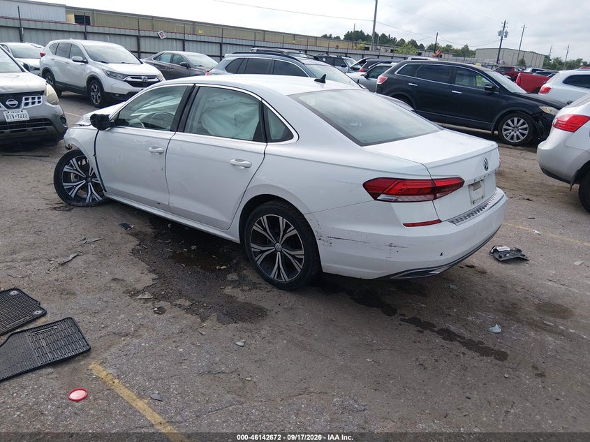 Vin: 1vwsa7a36mc007060, lot: 46642429, volkswagen passat 2.0t se 20213
