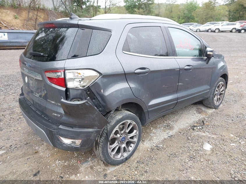 Vin: maj6s3kl3kc294336, lot: 46642443, ford ecosport titanium 20194