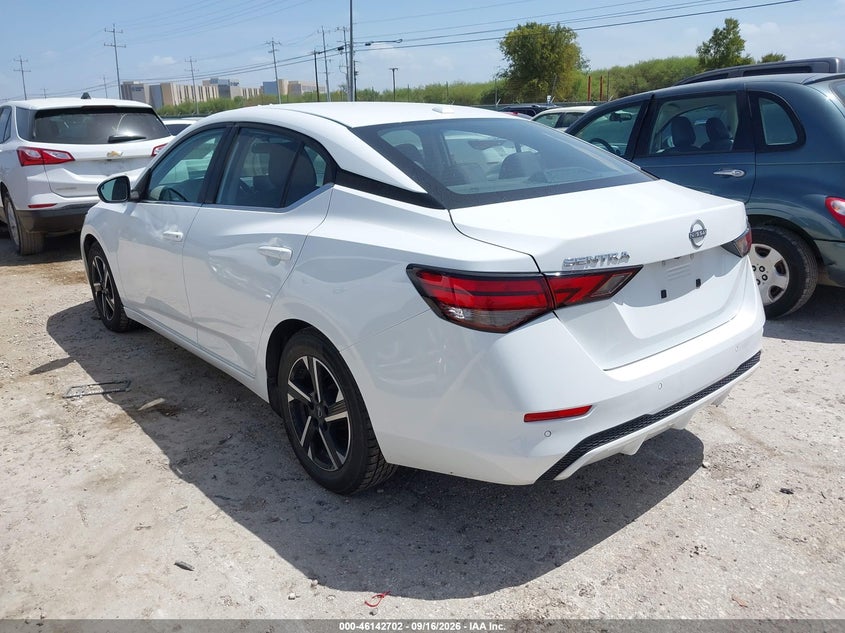 Vin: 3n1ab8cv4ry370166, lot: 46642459, nissan sentra sv xtronic cvt 20243