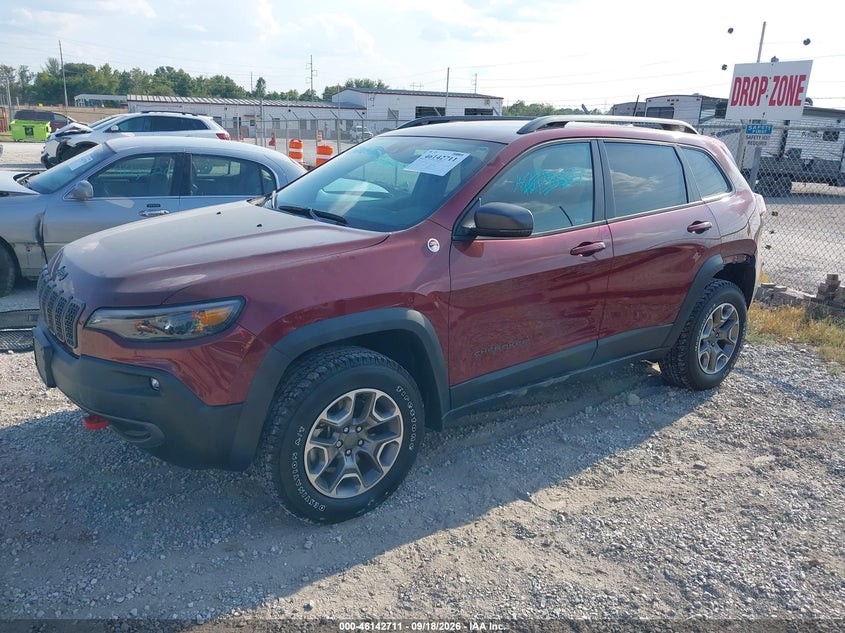 Vin: 1c4pjmbx5md202067, lot: 46642468, jeep cherokee trailhawk 4x4 20212