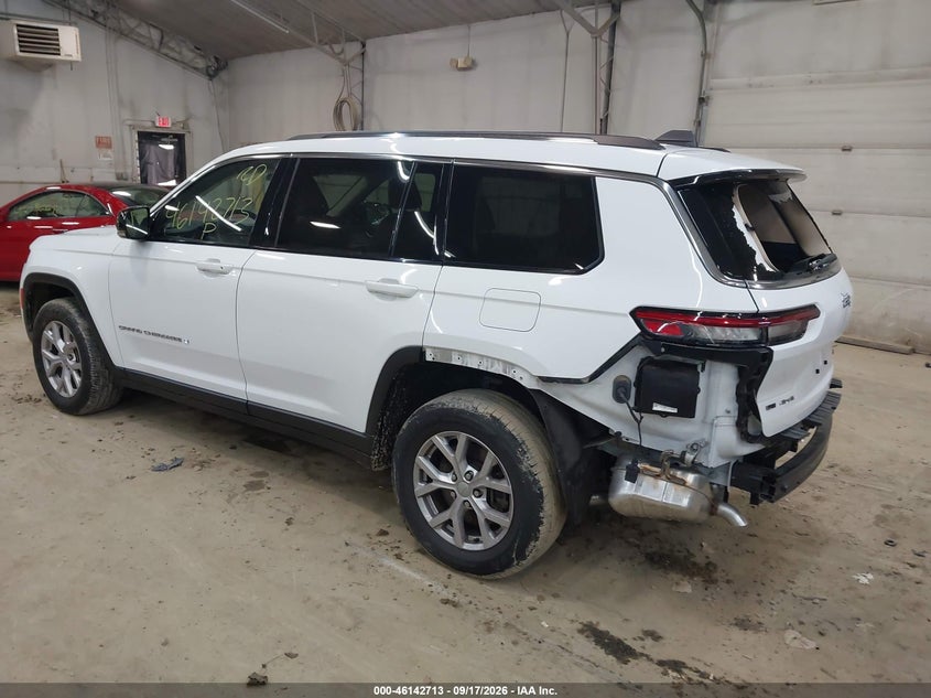 Vin: 1c4rjkbgxn8564547, lot: 46642470, jeep grand cherokee l limited 4x4 20223