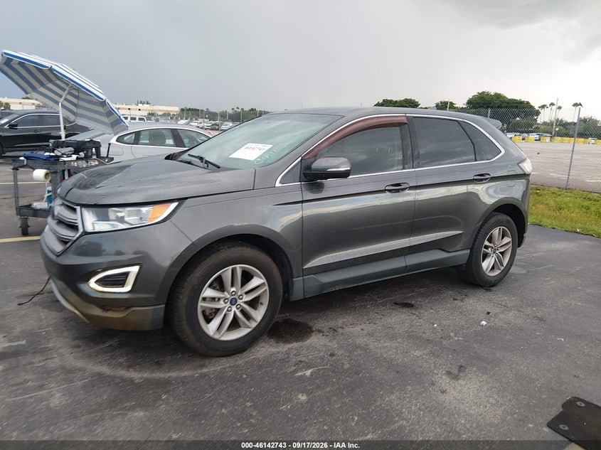 Vin: 2fmpk3j88hbc41213, lot: 46642500, ford edge sel 20172