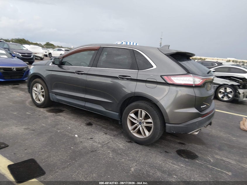Vin: 2fmpk3j88hbc41213, lot: 46642500, ford edge sel 20173