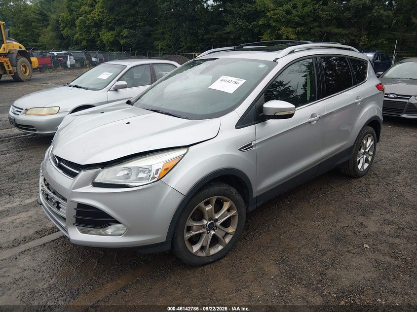 Vin: 1fmcu9j92fub21435, lot: 46642543, ford escape titanium 20152