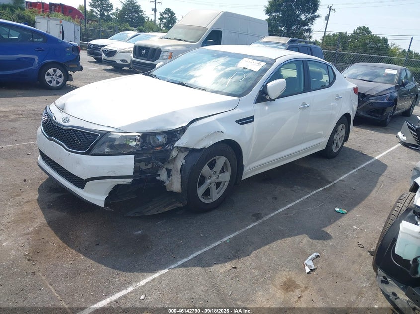 Vin: knagm4a72e5488719, lot: 46642547, kia optima lx 20142