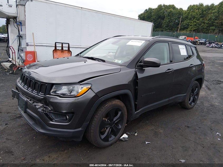 Vin: 3c4njcbb2mt567743, lot: 46642561, jeep compass altitude fwd 20212
