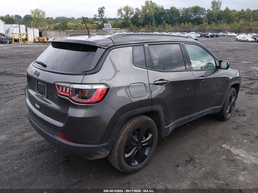 Vin: 3c4njcbb2mt567743, lot: 46642561, jeep compass altitude fwd 20214