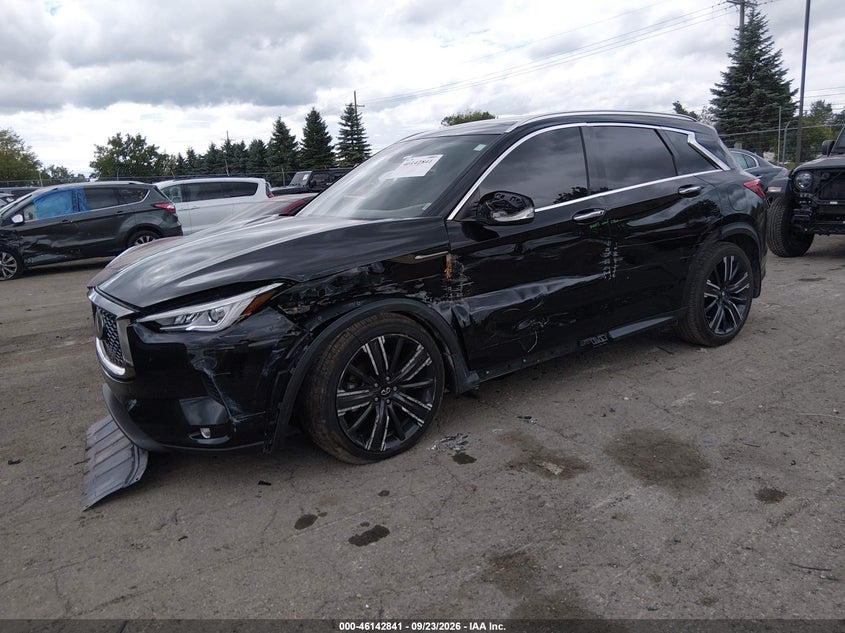 Vin: 3pcaj5bb9mf110274, lot: 46642598, infiniti qx50 luxe awd 20212