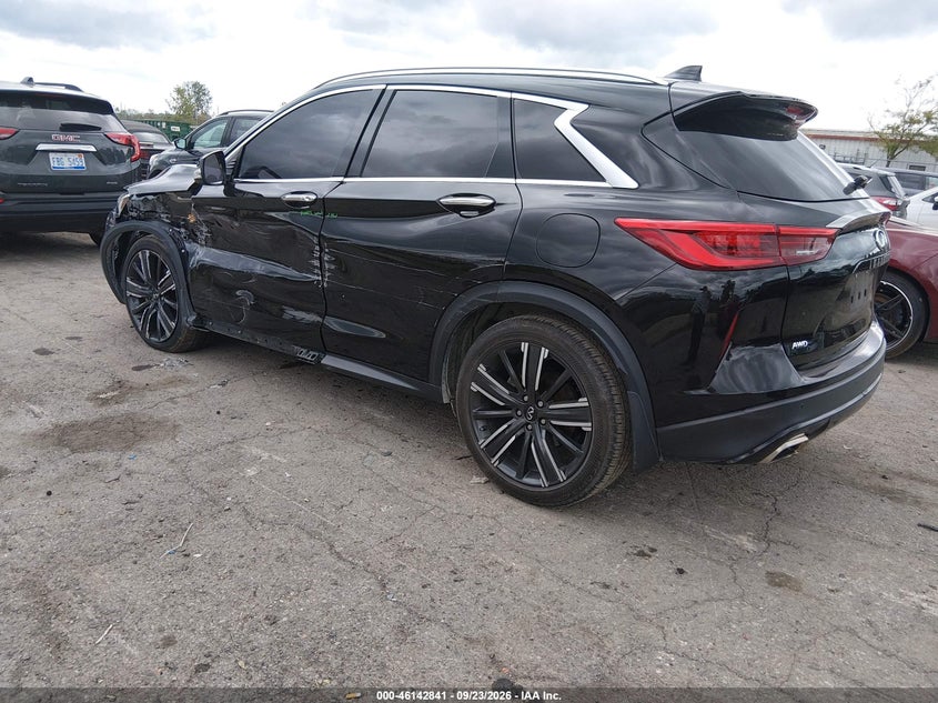 Vin: 3pcaj5bb9mf110274, lot: 46642598, infiniti qx50 luxe awd 20213