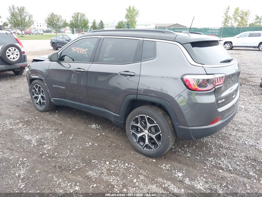 Vin: 3c4njdcn0rt137778, lot: 46642602, jeep compass limited 4x4 20243