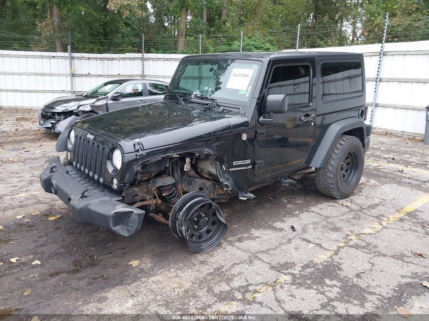 Vin: 1c4ajwagxfl514705, lot: 46642623, jeep wrangler sport 20152