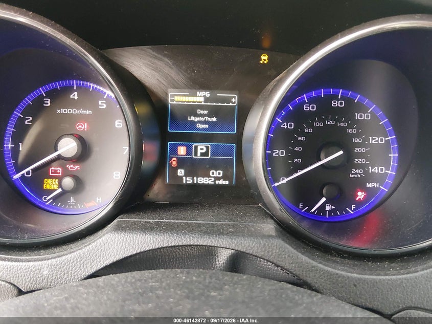 SUBARU LEGACY 2015 VIN 4S3BNBC67F3051749
