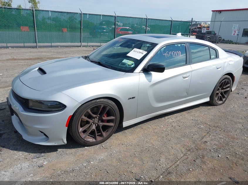 Vin: 2c3cdxct2ph671745, lot: 46642655, dodge charger r/t 20232
