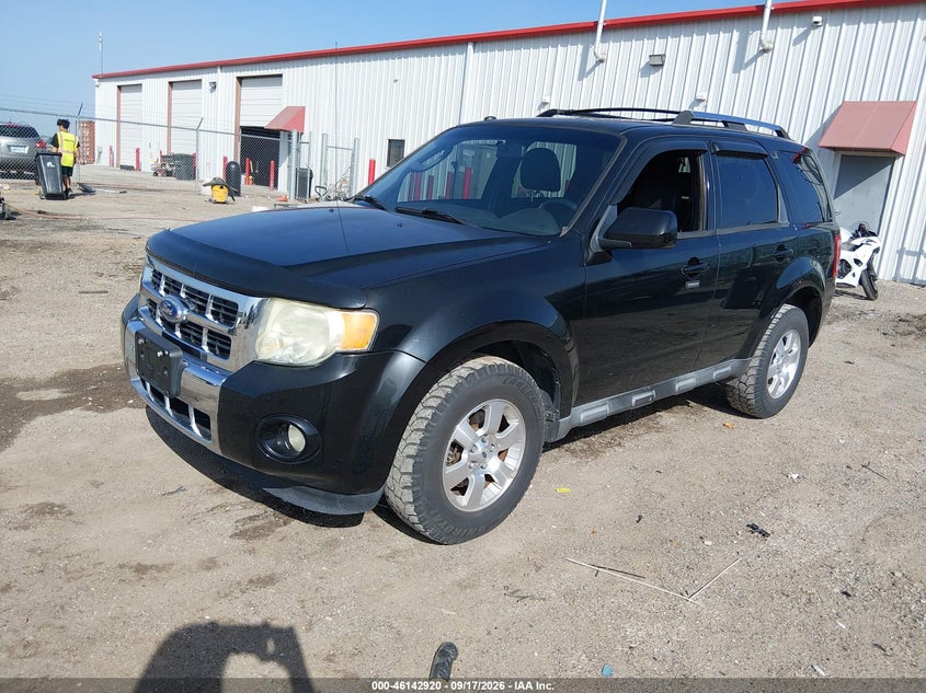 Vin: 1fmcu0eg0akc78096, lot: 46642677, ford escape limited 20102