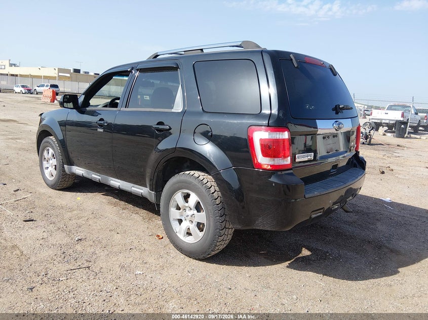 Vin: 1fmcu0eg0akc78096, lot: 46642677, ford escape limited 20103
