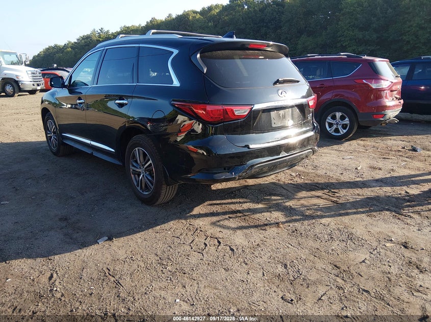Vin: 5n1dl0mmxhc521626, lot: 46642684, infiniti qx60 20173