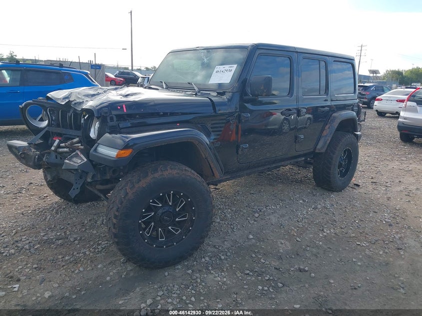 Vin: 1c4hjxem7lw336444, lot: 46642687, jeep wrangler unlimited sahara 20202