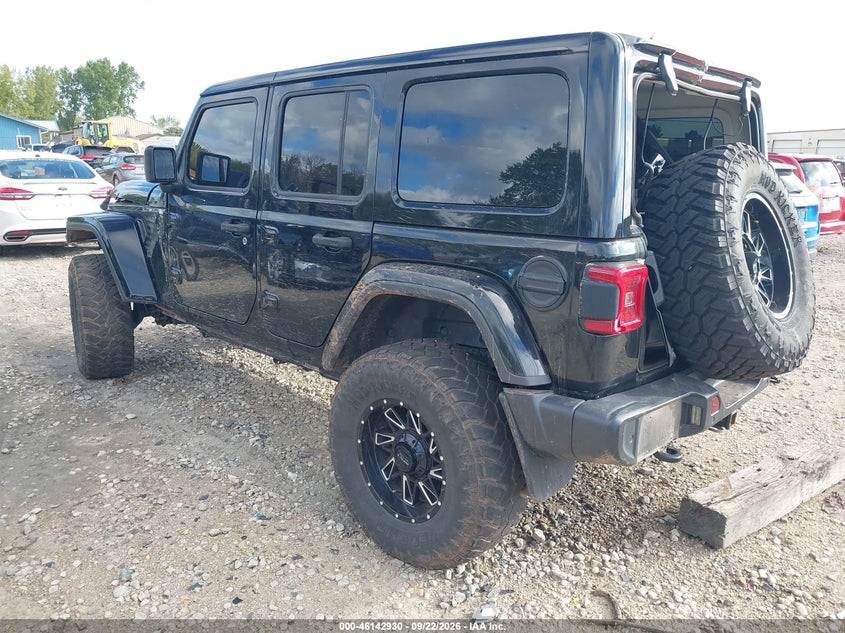 Vin: 1c4hjxem7lw336444, lot: 46642687, jeep wrangler unlimited sahara 20203
