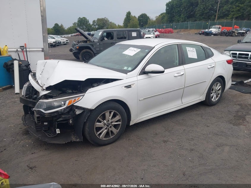 Vin: 5xxgt4l32gg035330, lot: 46642719, kia optima lx 20162