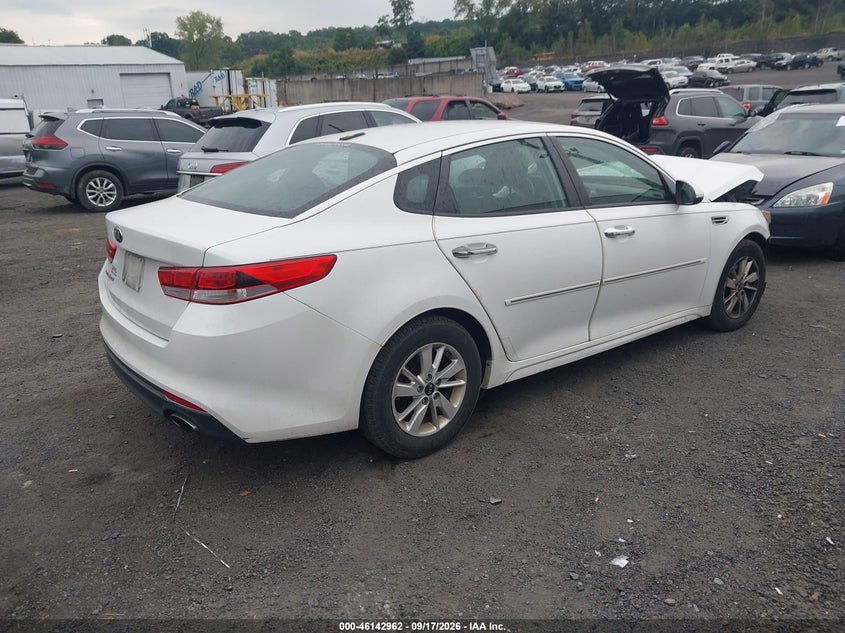 Vin: 5xxgt4l32gg035330, lot: 46642719, kia optima lx 20164