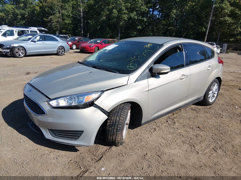 Vin: 1fadp3k26fl227137, lot: 46642721, ford focus se 20152