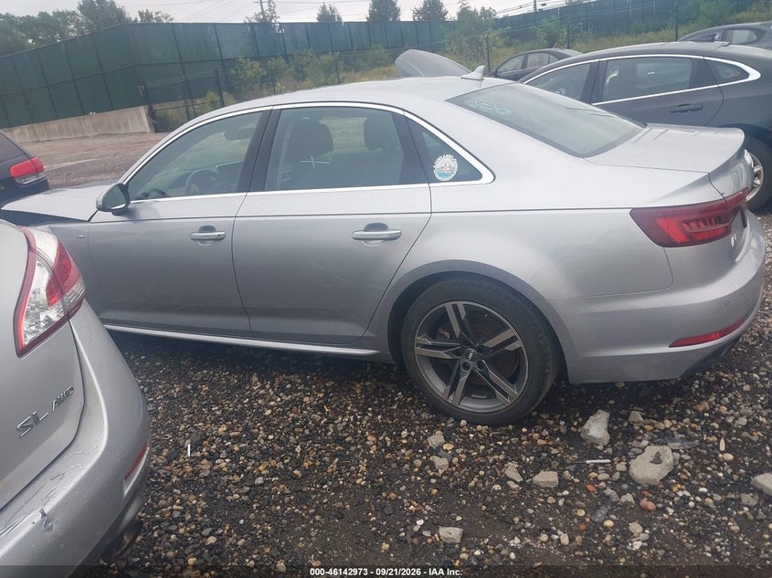 AUDI A4 2018 VIN WAUENAF43JN019506
