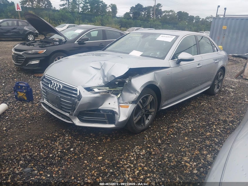Vin: wauenaf43jn019506, lot: 46642730, audi a4 2.0t premium/2.0t tech premium 20182
