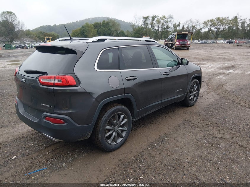 Vin: 1c4pjmds2fw630073, lot: 46642738, jeep cherokee limited 20154