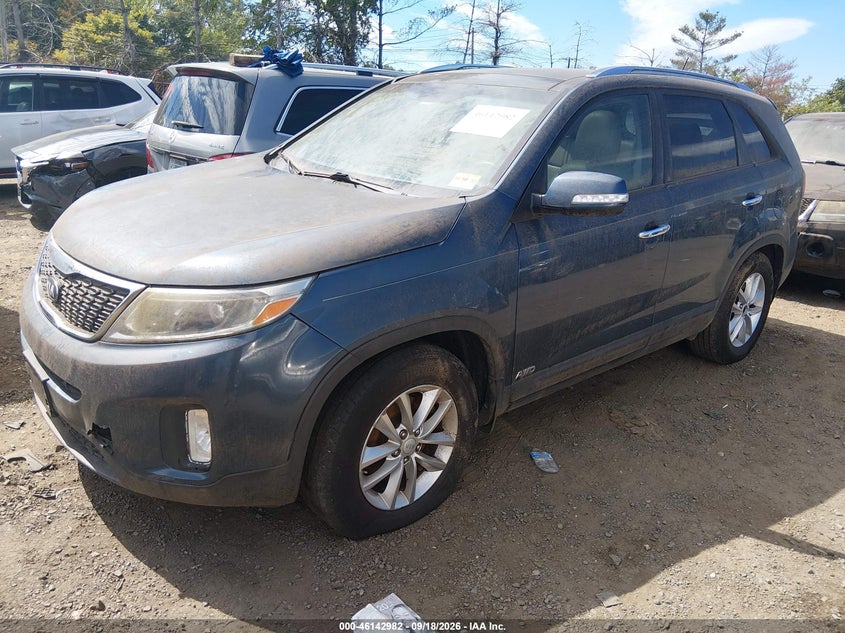 Vin: 5xykuda73eg480293, lot: 46642739, kia sorento ex v6 20142