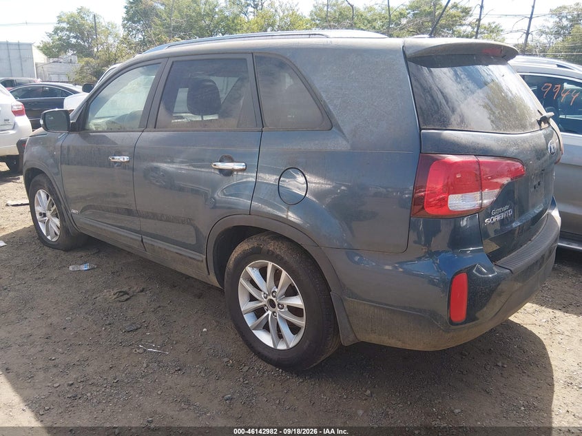 Vin: 5xykuda73eg480293, lot: 46642739, kia sorento ex v6 20143