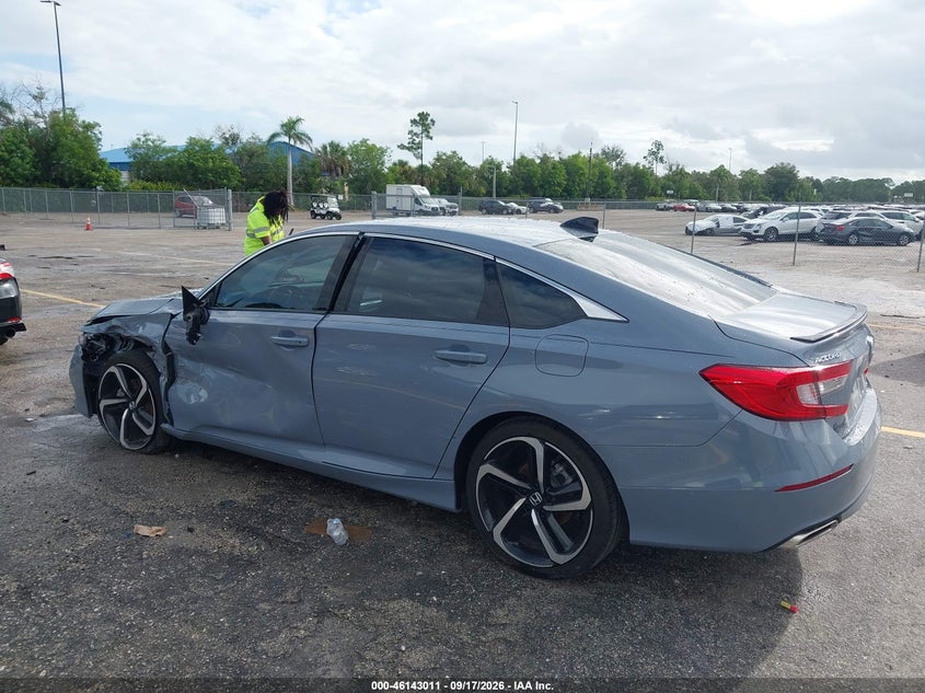 Vin: 1hgcv1f33na068687, lot: 46642768, honda accord sport 20223