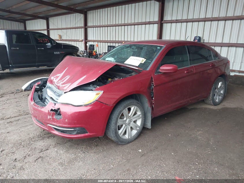 Vin: 1c3ccbbbxen195456, lot: 46642771, chrysler 200 touring 20142