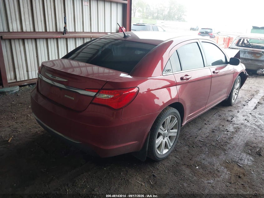Vin: 1c3ccbbbxen195456, lot: 46642771, chrysler 200 touring 20144