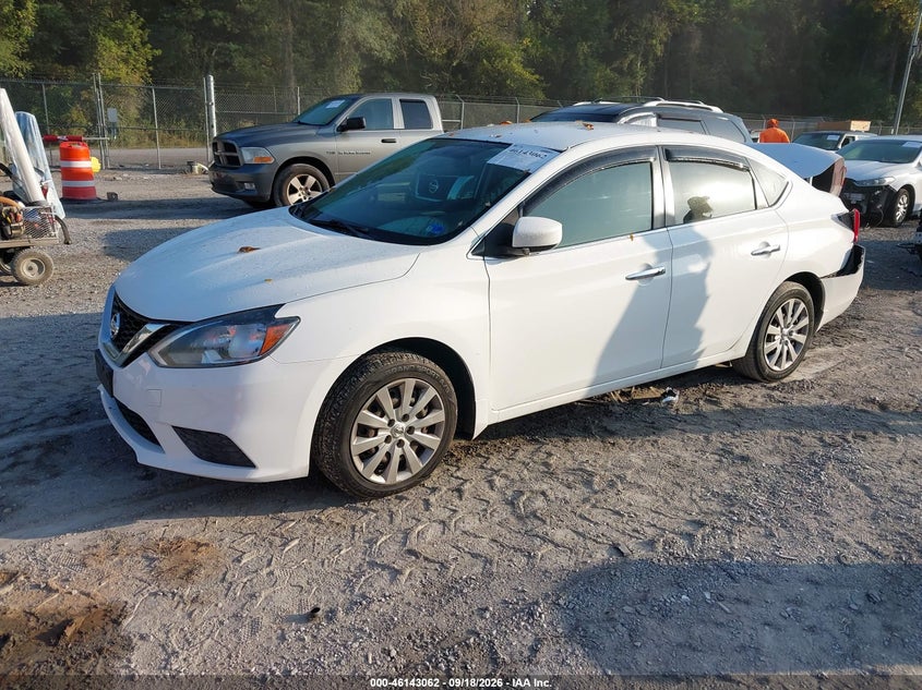 Vin: 3n1ab7ap9hy303513, lot: 46642819, nissan sentra s 20172